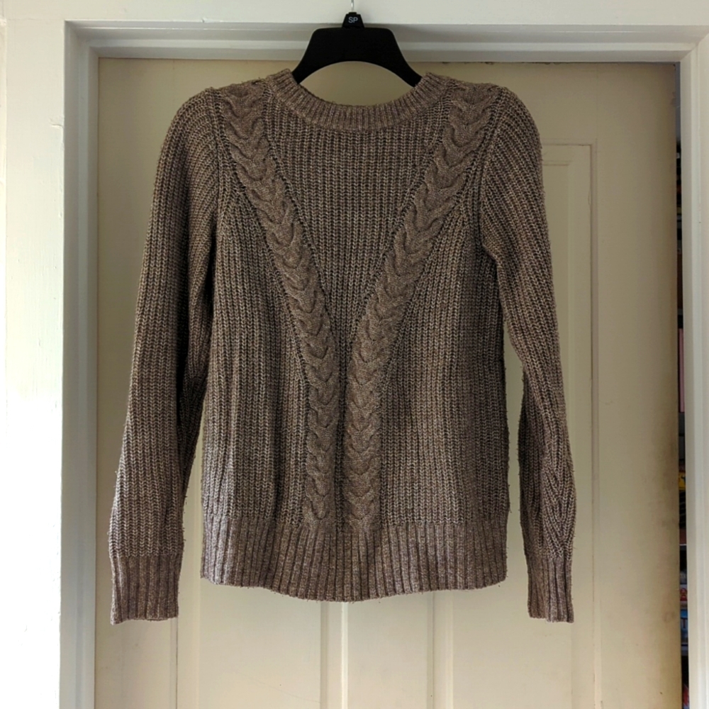 Abercrombie & Fitch brown knit sweater